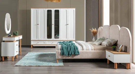 Product img 1, New Bohem 6 Kapaklı Yatak Odası Takımı